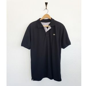 Black Lacoste polo
